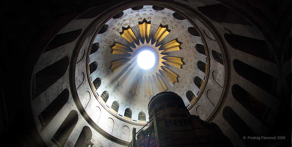 ABOVE THE HOLY SEPULCHRE